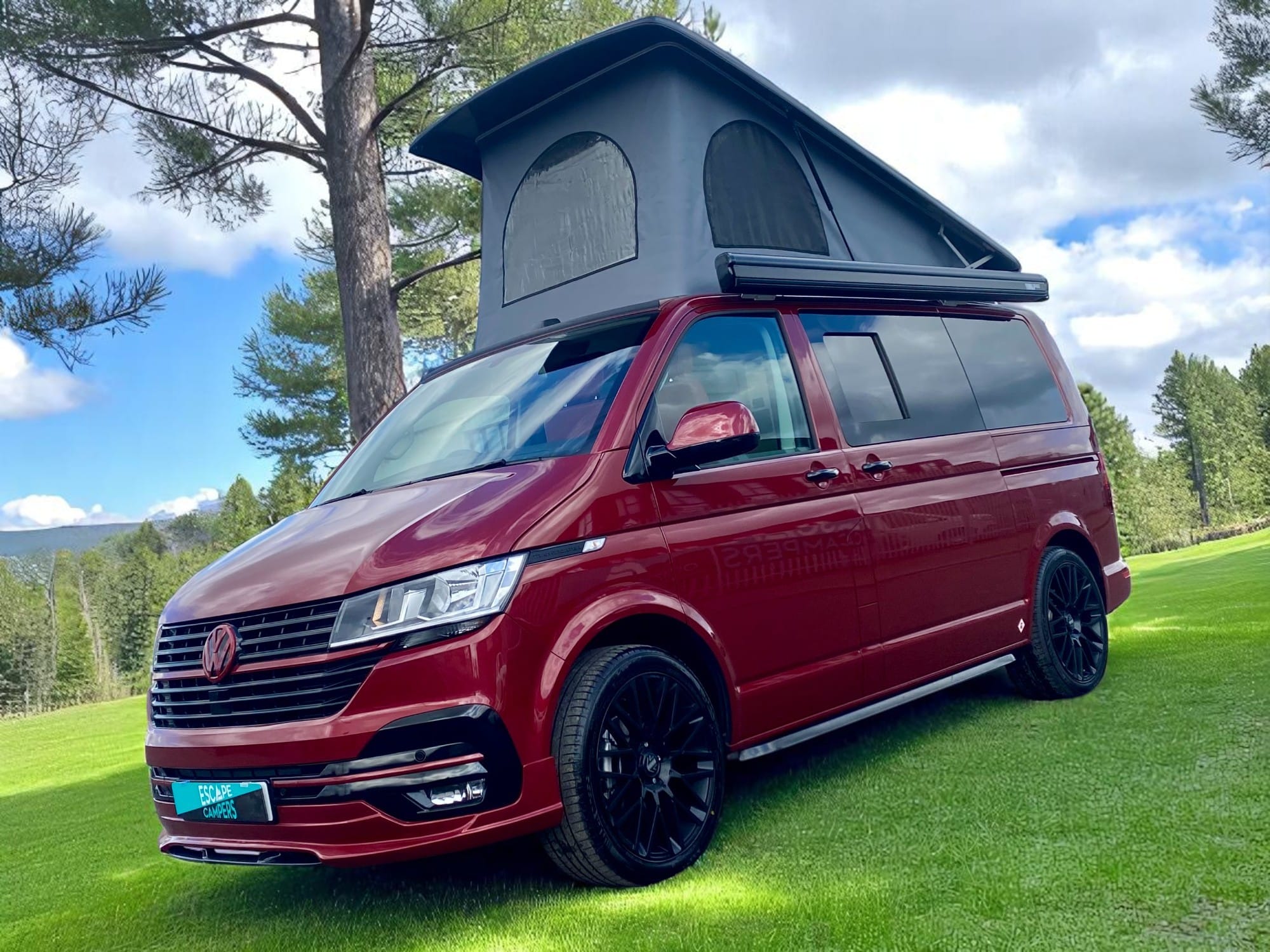 Volkswagen T6.1 Escape Breeze Plus Campervan Fortana Red SWB Highline