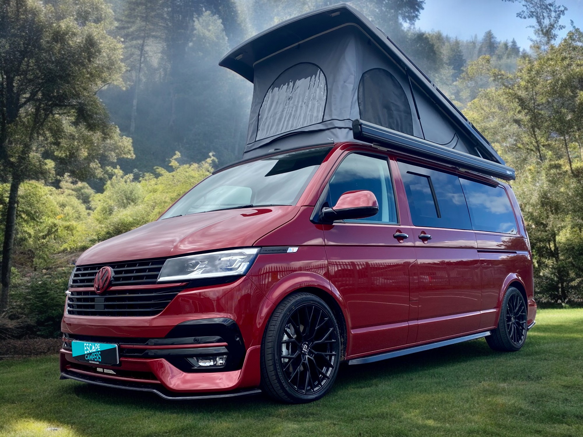 Volkswagen T6.1 Escape Breeze Plus Campervan Fortana Red LWB DSG (Automatic) Highline